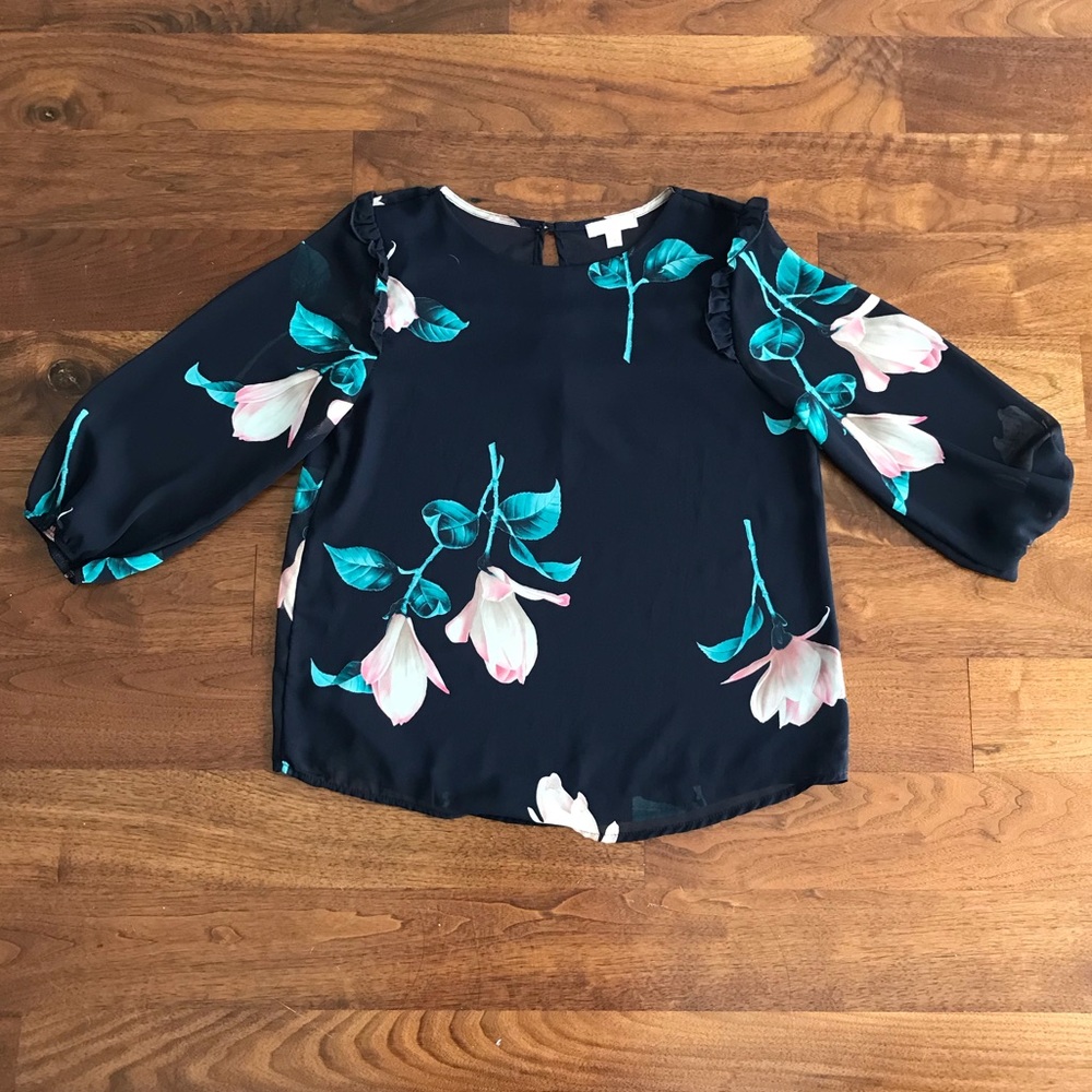 💐3/4 Sleeve Floral Top💐